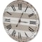 Homeroots 3" Gray And White Metal Analog Round Wall Clock 376230 - alternate 1