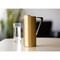 Service Ideas Slim 1.9-Liter Stainless Water Pitcher with Ice Guard in Vintage Gold X7025BSVGV2 - alternate 2
