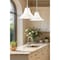 Z-Lite Fleur Brushed Nickel 1 Light Pendant 1958P16-BN - alternate 4