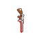 Lucky Line Key Blank Key Shapes Tommy Gun House Double For Kwikset KW1/11 Multicolored B139K - alternate 4