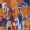 Homeroots 5' X 8' Copper Gray And Burgundy Abstract Washable Indoor Outdoor Area Rug 599551 - alternate 4