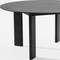 Homeroots 58" Black Solid Wood Round Top Dining Table 712183 - alternate 2