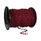 Mr. Chain 1" x 250' Crimson Plastic Safety Chain - Reel 10158 - alternate 1