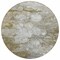 Homeroots 8' Brown Taupe And Ivory Round Abstract Washable Indoor Outdoor Area Rug 582154 - alternate 5