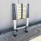 Wrightmaster 12.5 ft. Aluminum Lightweight Extension Ladder with Non-Marring Feet, 330 lbs. Load Capacity ZOR-12.5ft-black - alternate 4