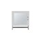 Homeroots 18" White Wood, Metal Floating Bathroom Vanity 571351 - alternate 1