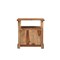 Homeroots 27" Brown Solid Wood Two Drawer Nightstand 552248 - alternate 10