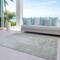 Homeroots 9' X 12' Linen Abstract Washable Indoor Outdoor Area Rug 608242 - alternate 5