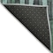 Homeroots 9' X 12' Sage Teal Blue And Emerald Striped Washable Indoor Outdoor Area Rug 608974 - alternate 7