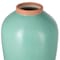 Homeroots 13" Aqua And Terra Cotta Ceramic Round Table Vase 565440 - alternate 5