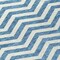 Homeroots 5' X 8' Teal Blue And Ivory Chevron Washable Indoor Outdoor Area Rug 595356 - alternate 6