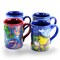 Gibson Home Beachcomber 4 Piece 16 Ounce Stoneware Mug Set in Assorted Designs 124258.01 - alternate 1