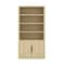 Manhattan Comfort Rivington 40in Bookcase Cabinet in Natural Oak BC006-NA - alternate 5