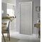 Sartodoors French Interior Door, 18" x 80", Gray QUADRO4111ID-KS-18 - alternate 1