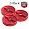 Tomato Crater Root-Zone Watering Ring for Tomatoes & Vegetables - Made in USA Snap-Together Base System for Deep Watering, Reduced Weeds & Healthier Roots, 3-Pack PK3 DP3031-3 - alternate 1