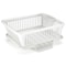 Basicwise Plastic Dish Rack with Drain Board and Utensil Cup QI003240 - alternate 5