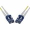 Unc Group Fiber Optic Patch Cable, Lc-Lc, 9 125 Singlemode Duplex, Yellow, 1M FJ9LCLC-01M - alternate 1