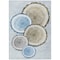 Homeroots 10' X 14' Blue Gold and Gray Faux Bois Washable Non Skid Indoor Outdoor Area Rug 564409 - alternate 5