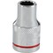 Channellock 1/2'' Drive 3/8'' 12-Point Shallow Standard Socket 350982 - alternate 1