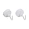 Zoro Select Magnetic Hook, White, 9 Lb, 1 In, PK2 3DXY7 - alternate 2