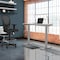 We'Re It Lift It Electric Sit Stand Desk, 46.25 H, 24 W X Laminate wood, metal, Brushed Silver VL22BS4824-459 - alternate 4