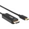Rocstor USB-C TO HDMI CABLE  3FT 1M Y10C481-B1 - alternate 2