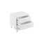 Homeroots 20" White Nightstand With Manufactured Wood Top 286439 - alternate 4