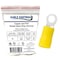 Kable Kontrol Copper and PVC Butted Seam Ring Terminal, 12-10 AWG, Stud Size # 6, Yellow, 100 Pcs, 100PK RTPVC-1210-6-YL - alternate 1
