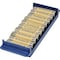 Controltek Coin Trays for Nickels, Stackable, 10 Coin Compartment(s), Blue, Plastic, 2PK 560561 - alternate 2