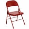 Flash Furniture Metal Folding Chair, Red HF3-MC-309AS-RED-GG - alternate 1
