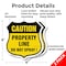 Signmission No Spray Shield Sign Caution Property Li, 6 inch X 6 inch, Plastic Sign, 2PK SHI-P-2PACK-6-404 - alternate 3