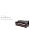 Flash Furniture Sofa, 29" x 32-1/4", Upholstery Color: Brown BT-827-3-BN-GG - alternate 7