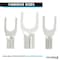 Kable Kontrol Non Insulated Copper Butted Seam Spade Terminal, 12-10 AWG, Stud Size # 10, 100 Pcs, 100PK STNI-1210-10 - alternate 5