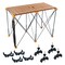 Powertec Arachni-Flex 24inx48in Foldable Workbench & T Track & 2x4ft Collapsible Stand, 2500 lbs, 36inH 72292 - alternate 1