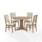 Crosley Joanna 5-Piece Round Dining Table Set For 4 KF13063RB-RB - alternate 6