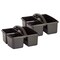 Teacher Created Resources Plastic Storage Caddy, 9" L x 9-1/4" W x 5-1/4" H, Black, 2PK 20902 - alternate 1