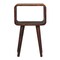 Homeroots 20" Brown Solid Wood Square Nightstand 651482 - alternate 1