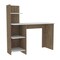 Homeroots 47" White and Brown Computer Desk 403837 - alternate 3