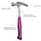 The Original Pink Box 16-oz Steel Hammer and Safety Glasses Bundle, Pink PBC16SH2G - alternate 4