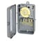 Intermatic 24-Hour Mechanical Time Switch, 120 VAC, 60Hz, DPST, Indoor/Outdoor Metal Enclosure, 1 Hour Interval T103R - alternate 4
