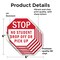 Signmission Stop No Student Drop Off or Pick Up, 6 inch X 6 inch, Vinyl Decal, 5PK OC-D-5PACK-6-109 - alternate 3