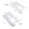 Lavish Home Full Body Pillow 7-In-1 Pillow with Removable Cover Comfortable U-Shape for Support, Sleeping, White 83-TEX3001 - alternate 4