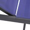 Leisuremod Marlin Patio Chaise Lounge Chair with Black Aluminum Frame, Navy Blue, 2PK MLBL-77NBU2 - alternate 4