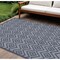 Homeroots 8' X 10' Navy Blue Indoor Outdoor Area Rug 522123 - alternate 1