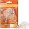 Sylvania Natural LED Bulb, Decorative, A15 Lamp, 40 W Equivalent, E12 Candelabra Lamp Base, Dimmable, Clear 40774 - alternate 2