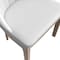 Leisuremod Verisma Collection Modern Wooden Dining Chair in Black Fabric with Light Grey Front VC57BFLGR - alternate 7