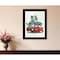 Homeroots Holiday Travels Black Framed Print Wall Art 529815 - alternate 3
