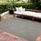 Homeroots 8' x 10' Gray Geometric Stain Resistant Indoor Outdoor Area Rug 531634 - alternate 1