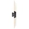 Cwi Lighting Petra Integrated LED 36in Sand Black Indoor-Outdoor Wall Light with Handcrafted Glass 1723W36-2-101-A - alternate 5