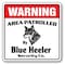 Signmission Blue Heeler, 8 Inch X 8 Inch, Decal D-8-WD-BLUE HEELER - alternate 1